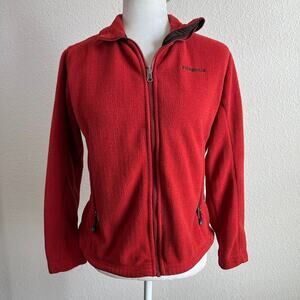 Patagonia R3 Radiant Jacket Women's S Chili Red Fleece Full Zip Vintage Outdoor